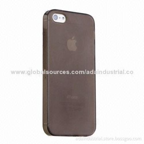 TPU Cases for iPhone 5S, 0.5mm Ultra-thin, Soft Matte Finish, Slippery